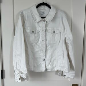 Ava Viv white denim jacket